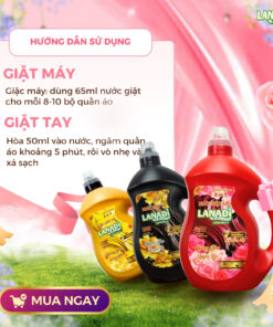 Nước giặt xả cao cấp Lanadi