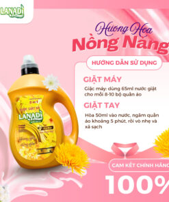 Nước giặt xả lanadi hương nồng nàn