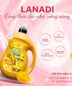 Nước giặt xả lanadi hương nồng nàn