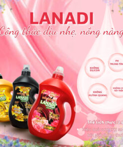 Nước giặt xả cao cấp Lanadi