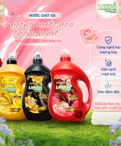 combo nước giặt xả lanadi