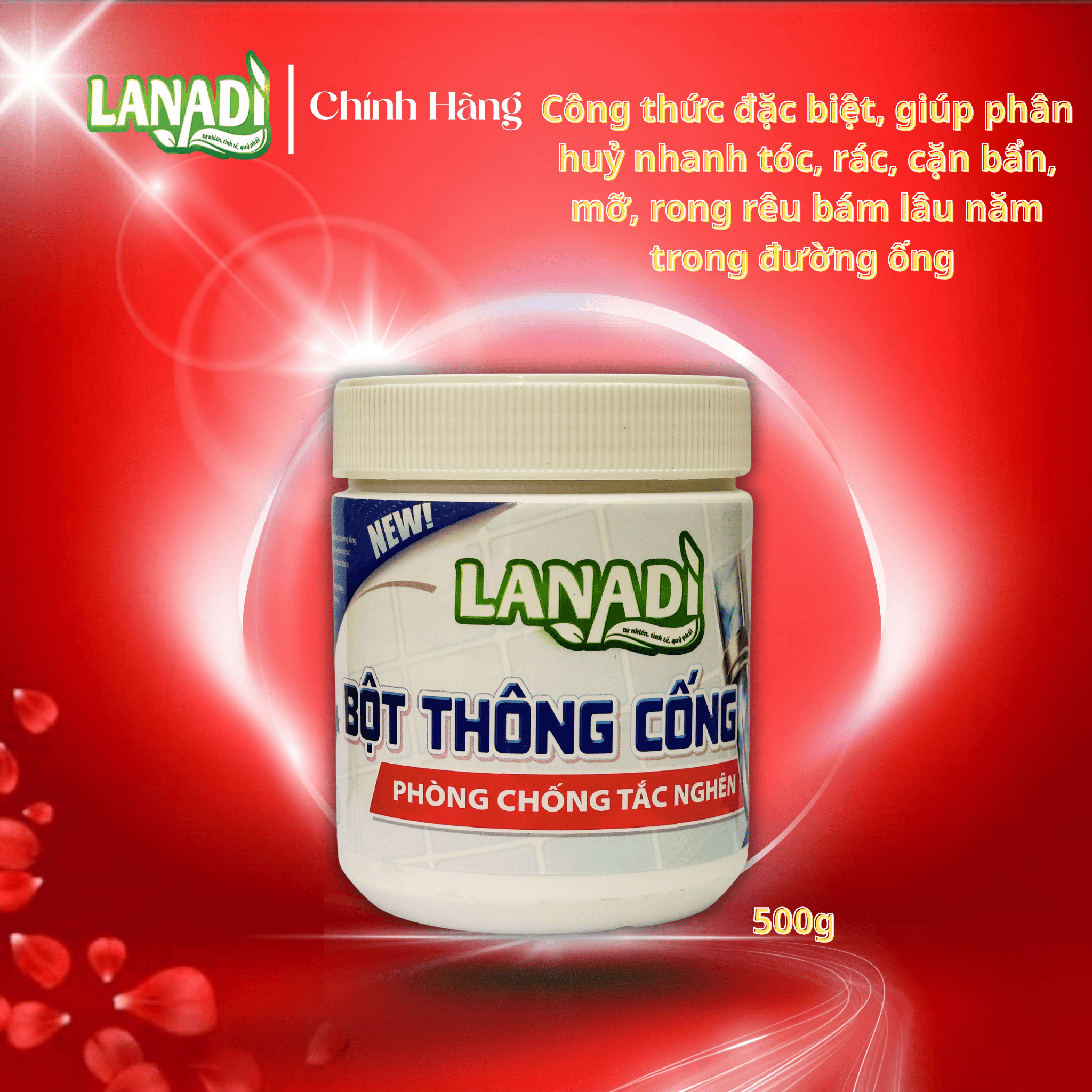 Bột thông cống Lanadi Bột thông cống Lanadi